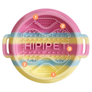 慢食碗狗宠物狗狗碗食盆防打翻小型犬饭盆猫碗大口径猫咪不易打翻