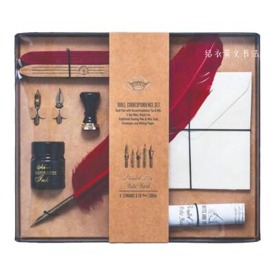 Manuscript羽毛笔火漆套装礼盒