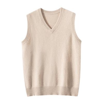 羊绒马甲背心男秋冬加厚打底衫