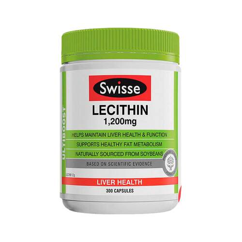 澳大利亚直邮swisse斯维诗大豆卵磷脂胶囊中老年呵护心血管正品