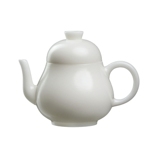 妙莲天香陈德根大师 冰种玉瓷思亭壶家用送礼高档陶瓷泡茶壶单壶