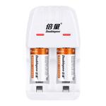 倍量CR2电池适用拍立得mini25富士CR123A相机电池50s/7s/70cr2电池充电器套装3.2V锂碟刹锁测距仪大容量