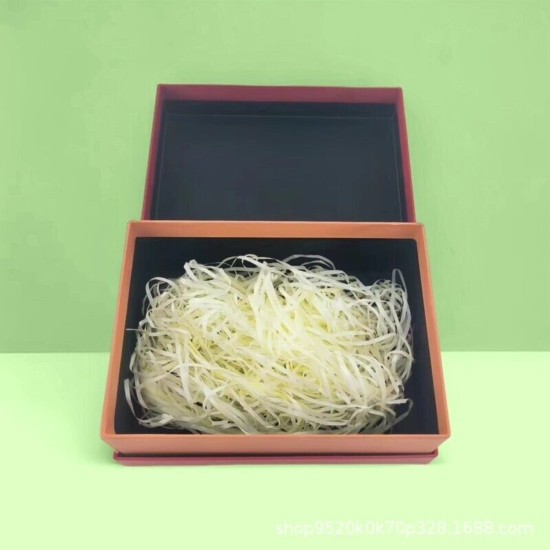 现货批发天地盖礼品盒空盒红色感烫金奢高级草婚庆轻子拉菲包装盒