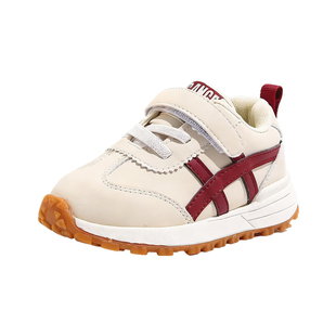 ABC ANGF官网2026春秋新款儿童运动鞋加绒学步鞋宝宝阿甘鞋