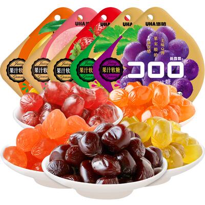 UHA悠哈酷露露果汁软糖爆浆
