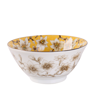 伊陶瓷碗家用套装木莲釉下彩个性日式米饭创意加厚经典时尚日本碗