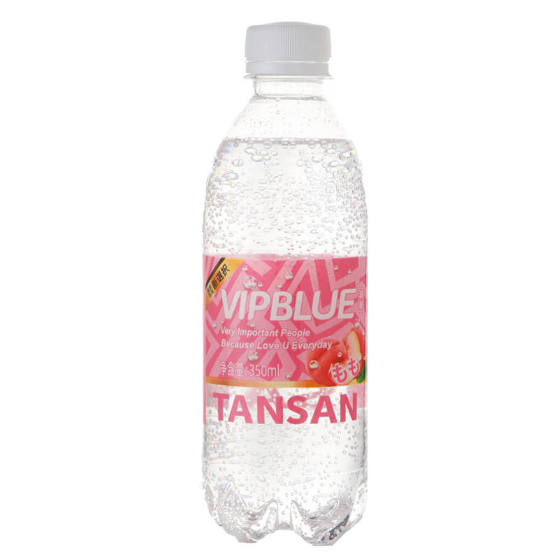 桃子味气泡水0糖0钠苏打水汽水