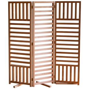 无即所有实木屏风玄关客厅隔断折叠可移动实木置物架书架入户折屏