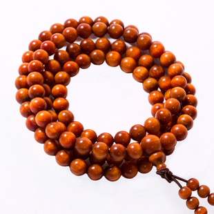 正品血龙木手串108全透光精品帝王木文玩佛珠男士本命木珠手链女