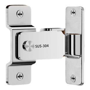 90度不锈钢门扣插销仓谷门推拉门锁房门移门锁扣黑搭扣门栓免打孔