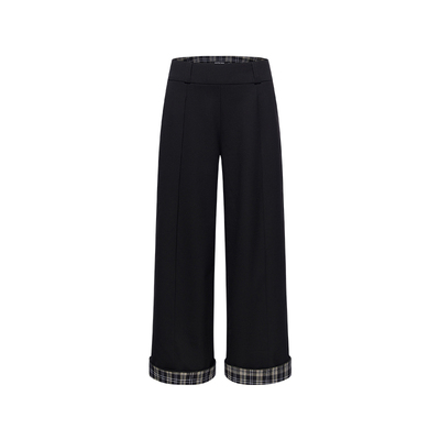 复古通勤休闲直筒阔腿西裤24新款