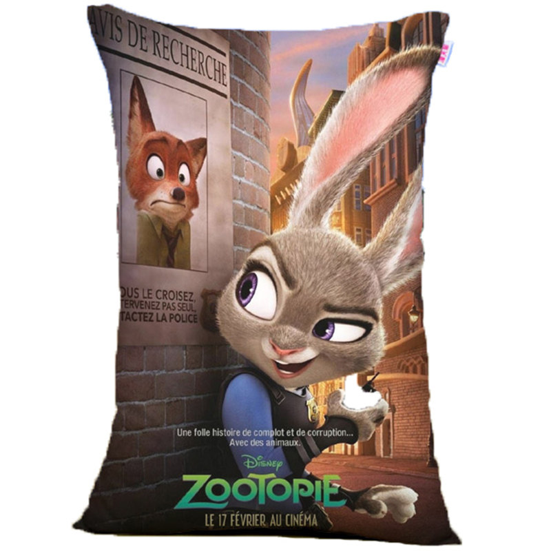 疯狂动物城周边长抱枕头可爱迪士尼电影同款树懒zootopia兔子狐狸
