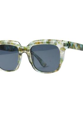 湖绿色UV400大框经典款太阳眼镜