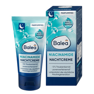 德国balea芭乐雅10%烟酰胺面霜细化毛孔均匀肤色修护滋润保湿晚霜