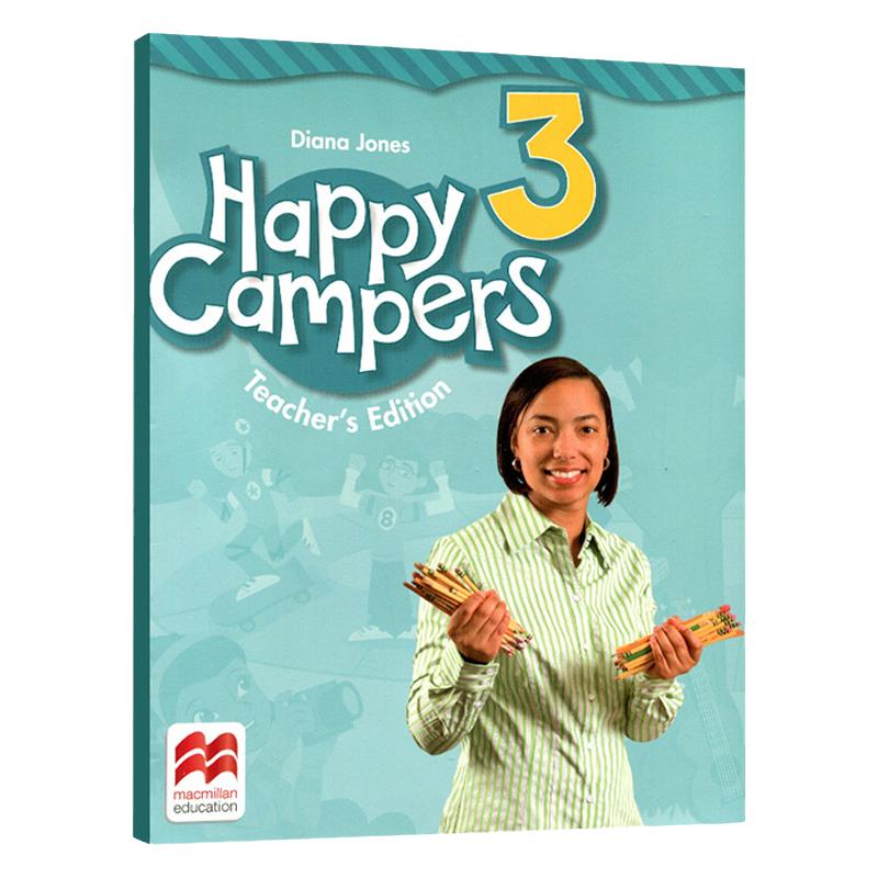 麦克米伦Happy campers 3级教师书老师用书教学指导配套备课教案解析书小学三年级英语培训机构教材Macmillan 英文原版英语书籍