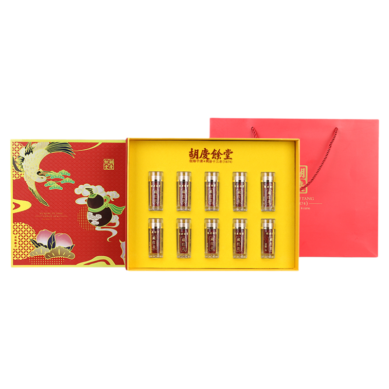 胡庆余堂官方旗舰藏红花10克礼盒全红花丝尖无熏染干燥度高耐泡