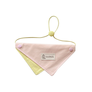 宠物口水巾抽拉绳猫咪围脖三角巾长毛狗狗围兜小型犬小狗配饰夏天