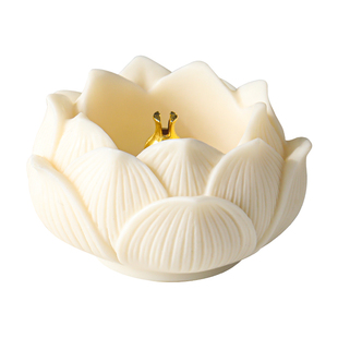 象牙果莲花线香插座创意小香炉家用室内香器线香香托茶桌檀香薰炉