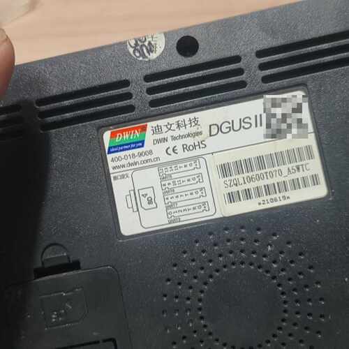 溢价-迪文DGUS II工业触摸屏，型号DMG10600T070-