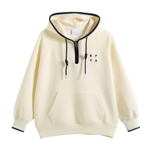 女童卫衣春装2026新款女大童韩系洋气春秋款儿童超好看高级感连帽