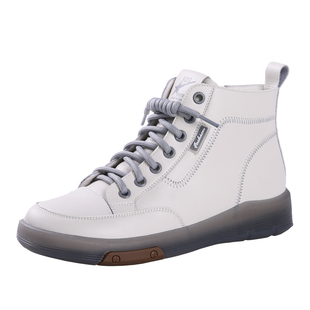 高帮鞋女2025新款秋冬皮鞋加绒马丁靴真皮鞋子牛筋底短靴休闲女鞋