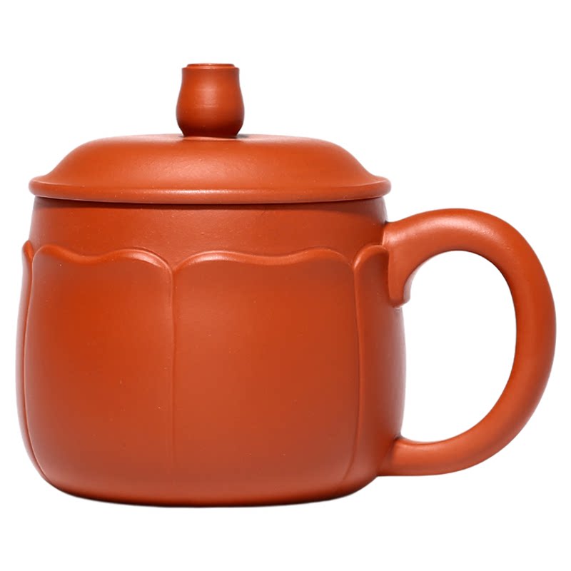 小容量紫砂杯宜兴全纯手工朱泥家用功夫茶具泡茶水杯办公杯小茶杯