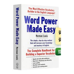 wordpower 单词的力量Word Power Made Easy小白书英文原版词汇韦氏小绿柯林斯牛津英英词字典merriam webster vocabulary builder