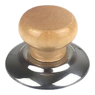 锅盖把手顶帽家用防烫顶珠蒸锅炒锅盖子提手配件可立式头帽木头