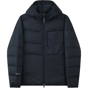 NAUTICA/诺帝卡男装冬季80鹅绒保暖轻薄羽绒服地表强温JC4307