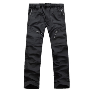 夏户外登山可拆卸两截速干裤两节轻薄男女快乾长短两用行山速乾裤