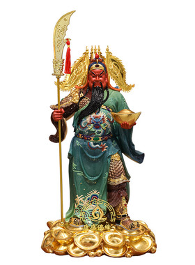 元宝关公神像办公室招财供奉摆件