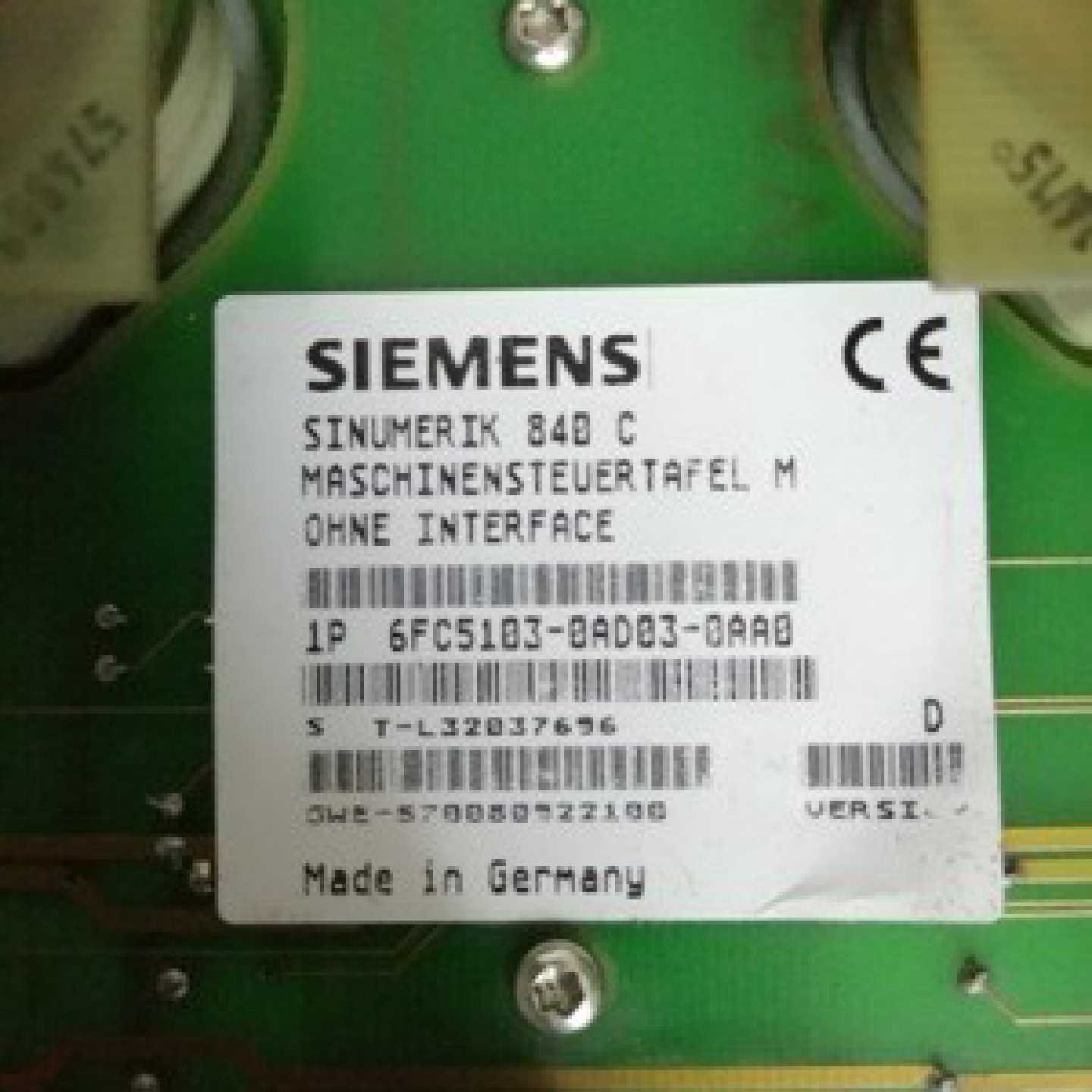 议价西门子6FC5103-0AD03-0AA0 全新数控键盘6FC51030AD030AA0 原