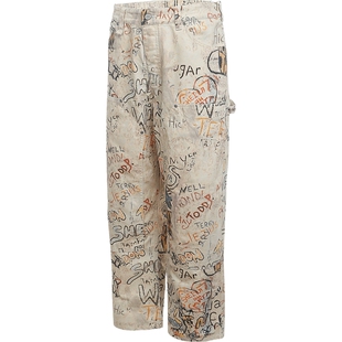 NIKE耐克男子JORDAN涂鸦复古休闲运动工装长裤HV0086-203