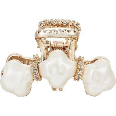 shes茜子发饰半扎发高马尾发夹高级感抓夹小发夹发卡刘海夹头饰品