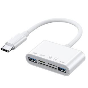 手机连接u盘下歌转换器type一c平板c口转双usb接口tapec适用于华为小米oppo的连接线p50接鼠标键盘otg转接头