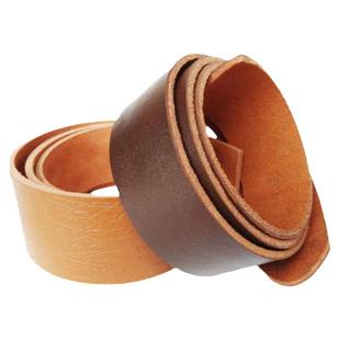 真皮腰带男加长一层牛皮裤带自动扣无扣无头打孔皮带条宽黄色棕色