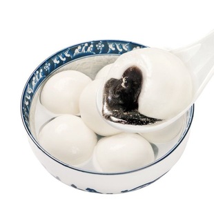 正宗宁波黑芝麻大汤圆500g/袋高尔夫大汤圆甜糯米汤团子速冻元宵