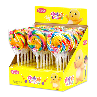 美姿姿奶龙正版彩虹棒棒糖
