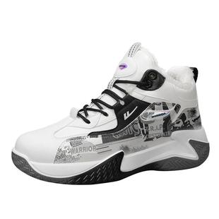 回力高帮男鞋冬季加绒加厚保暖二棉鞋初中生篮球运动防滑老爹潮鞋