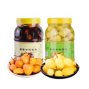 广西七彩椒泡椒梁亚婆五彩椒辣椒正宗香脆灯笼椒下饭菜酸辣瓶装