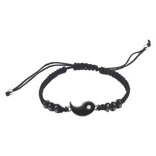 太极八卦手链情侣手链情人学生中国龙太极纯手工编织男生男朋友