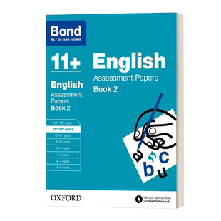 英文原版 Bond 11+: English Assessment Papers 英国牛津邦德11+教辅 英语评估试卷练习2 11-12+岁 英文版 进口英语原版书籍