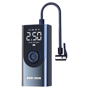 汽车充气泵车载无线车用便携式用电动打气泵轿车轮胎高压打气筒宝