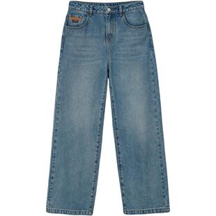 KBNE【商场同款】裤子女牛仔裤2026春新款今年流行爆款宽松直筒裤