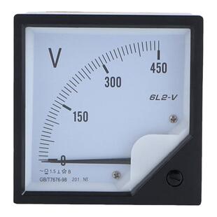6L2-V交流电压表 6L2指针式电流表 50V 100V 150V 250V 300V 450V