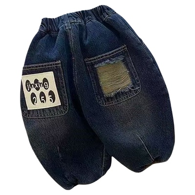 宝宝一体绒长裤韩版秋冬加绒