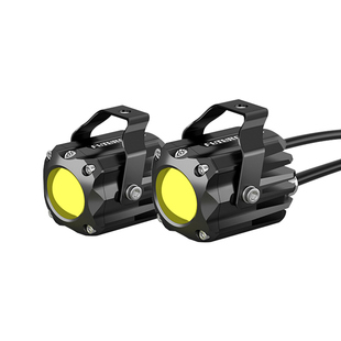 适用雅马哈NMAX155XMAX300射灯改装配件25隐藏式LED未来之眼F150S