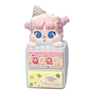 石膏娃娃抽屉盒涂鸦玩具DIY儿童