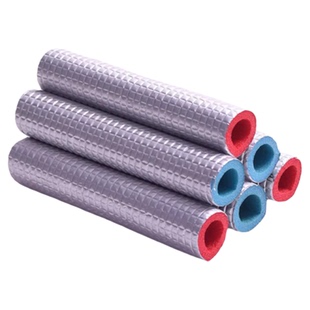 正品绿羽铝箔保温管隔热防老化防冻交联PE管套保护套环保地暖辅材