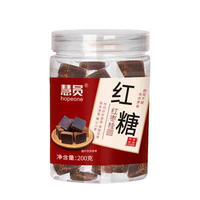 慧员红枣桂圆红糖块200g老红糖